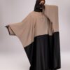 Batwing abaya with bell sleeves