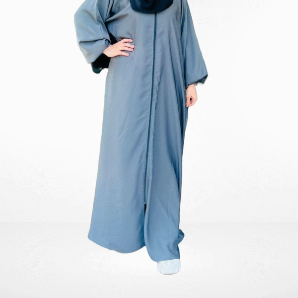 Classic Zipper Open Normal Flair Abaya