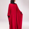 Batwing abaya with elastic sleeves