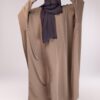 Batwing abaya with snap button sleeves