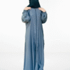 Classic Zipper Open Normal Flair Abaya