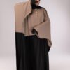 Batwing abaya with bell sleeves