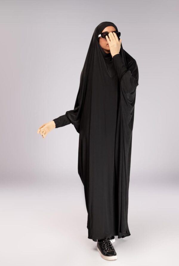 One piece lycra sleeves jilbab