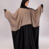 Batwing abaya with bell sleeves