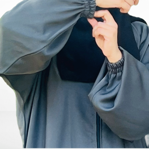 Classic Zipper Open Normal Flair Abaya