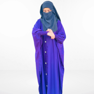 Crunch sleeves kaftaan abaya