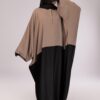 Batwing abaya with bell sleeves