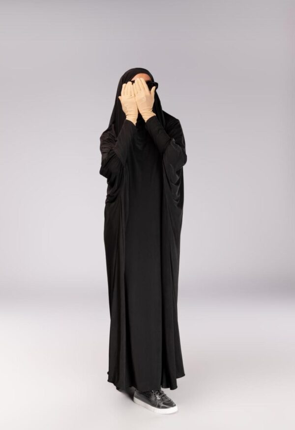 One piece lycra sleeves jilbab