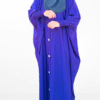 Crunch sleeves kaftaan abaya