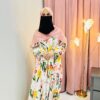 Elegant Bloom – Premium Floral Printed Abaya | Shamsiya Collection
